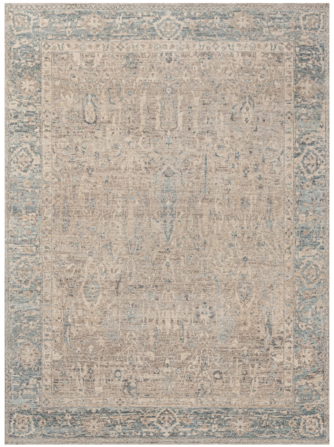 Luxury hand knotted carpet made from 100% Wool