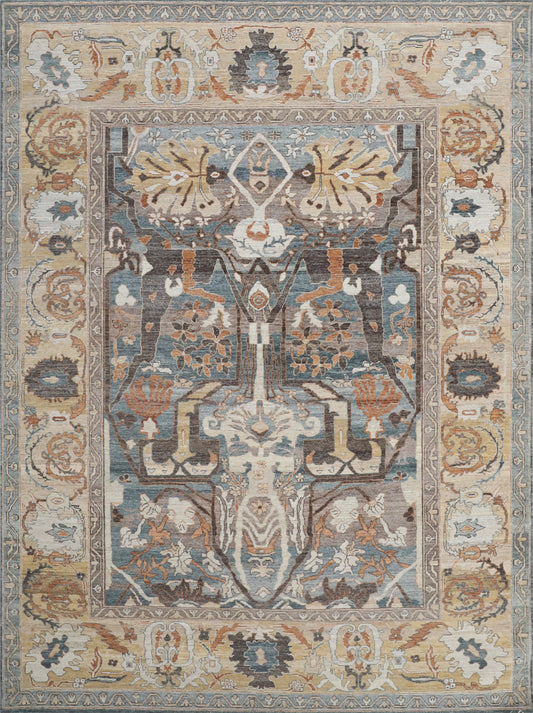 Luxury hand knotted carpet made from 100% Wool