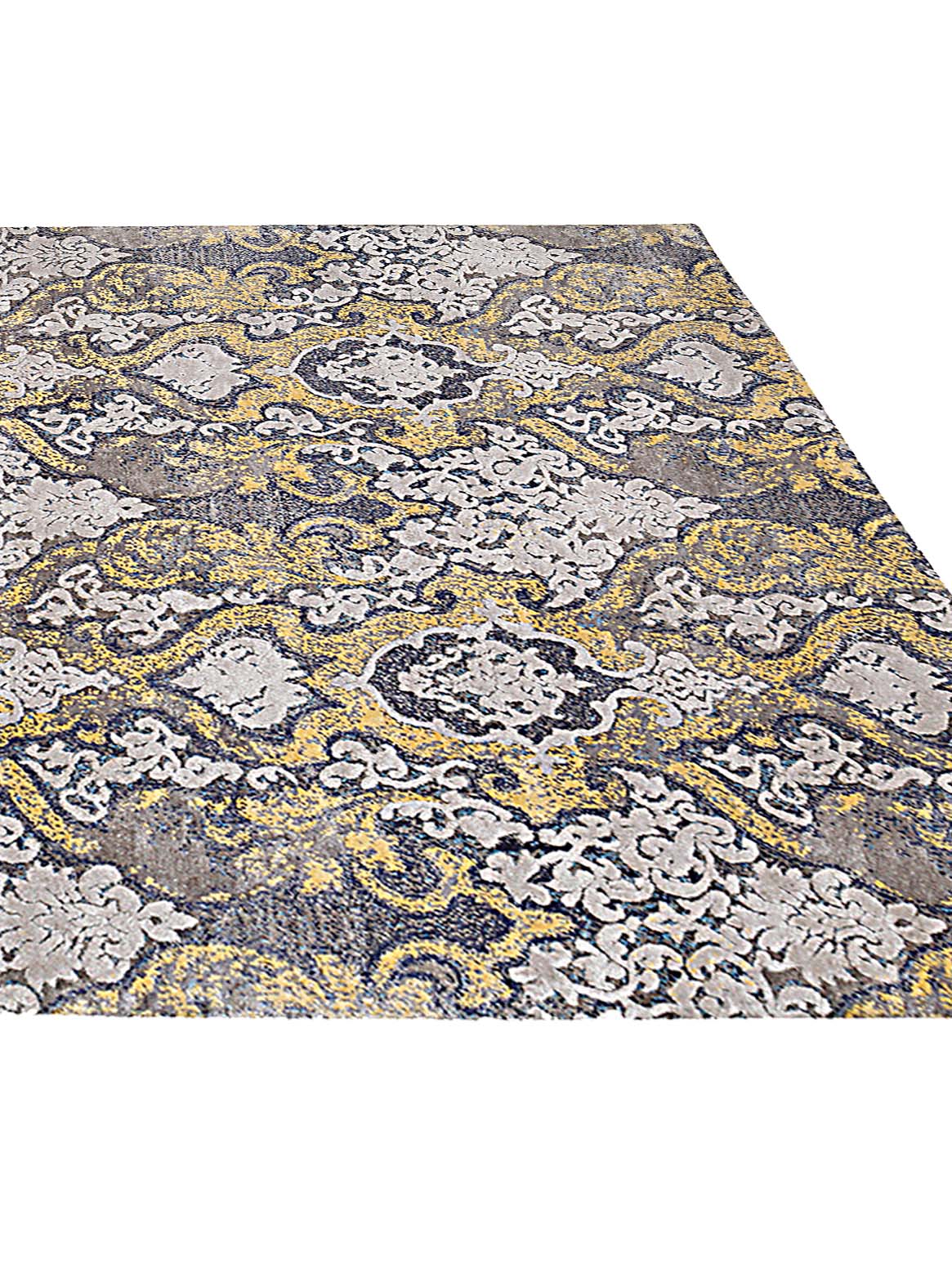 Product: Luxury Carpet | Color: Yellow Beige | Size: 5'6" x 8'
