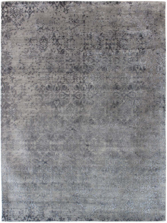 Luxury hand knotted carpet made from Wool & Bamboo Silk