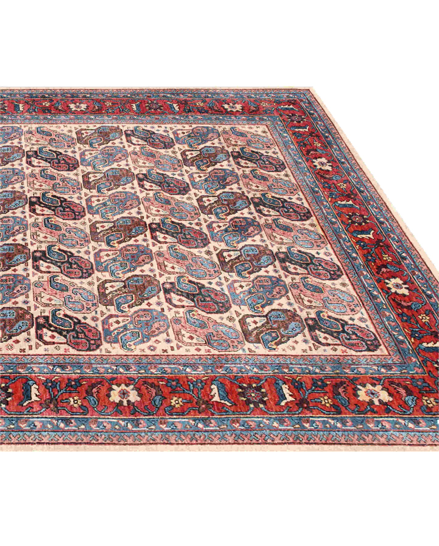 Luxury hand knotted carpet made from 100% Wool in assorted color and 6' x 9' size