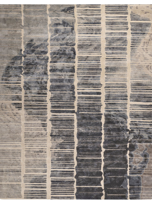 Luxury hand tufted carpet made from 100% Bamboo Silk