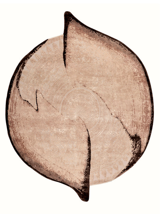 Luxury hand knotted carpet made from Wool & Botanical Silk