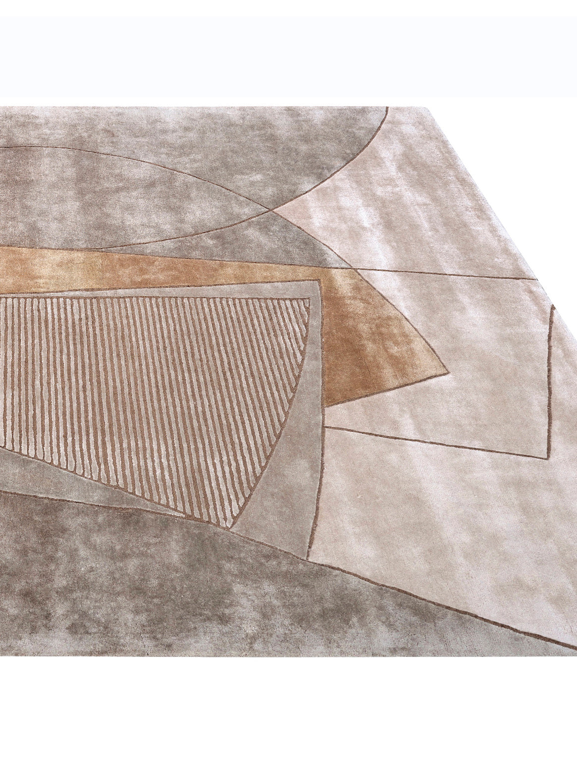 Product: Luxury Carpet | Color: Silver Beige | Size: 3' x 5'