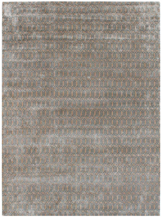 Luxury hand knotted carpet made from Botanical Silk