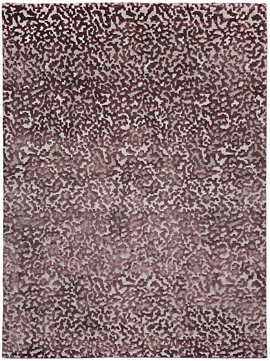 Luxury hand knotted carpet made from Botanical Silk