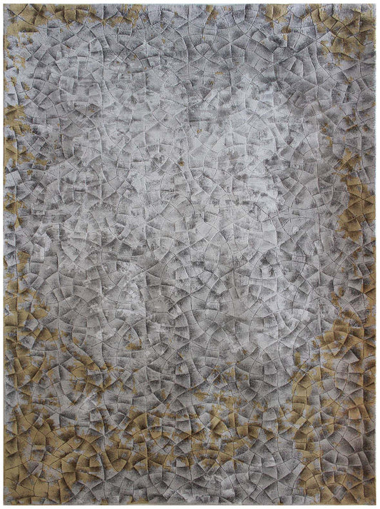 Luxury hand tufted carpet made from 100% Botanical Silk