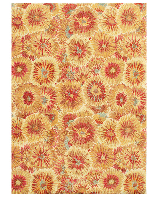 Luxury hand knotted carpet made from 100% Wool