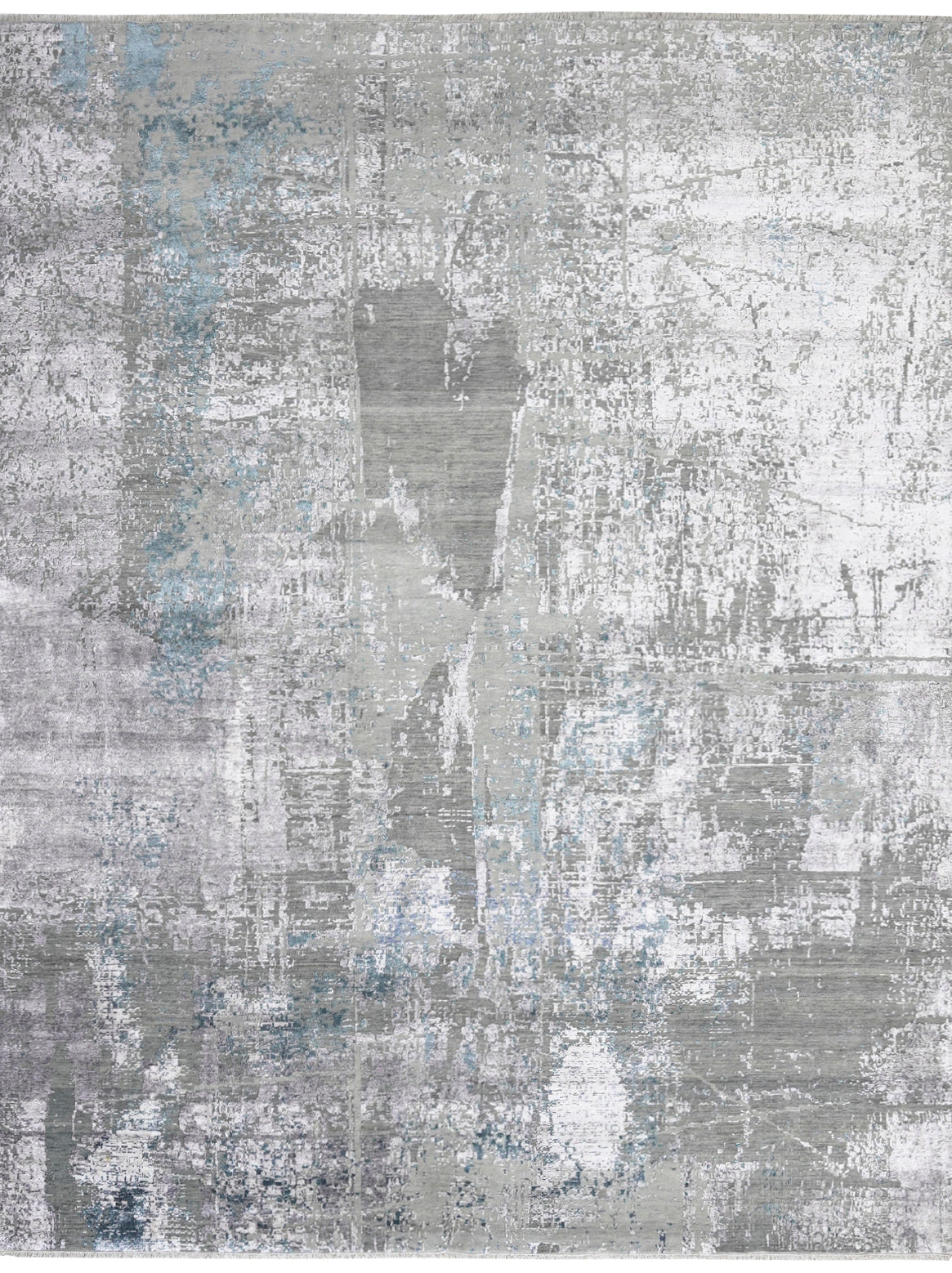 Luxury hand knotted carpet made from Wool & Bamboo Silk