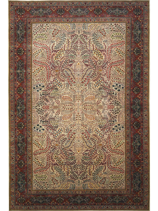 Luxury hand knotted carpet made from 100% Wool