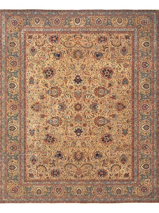 Luxury hand knotted carpet made from 100% Wool