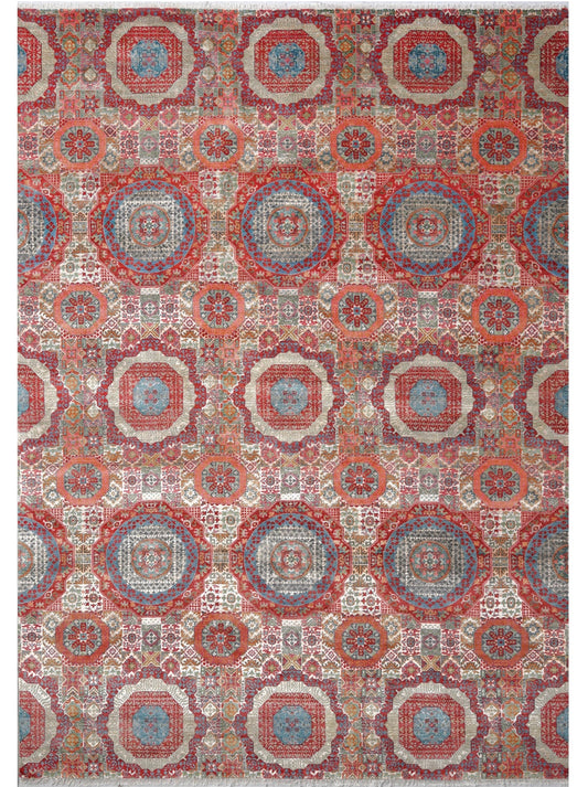 Luxury hand knotted carpet made from 100% Wool