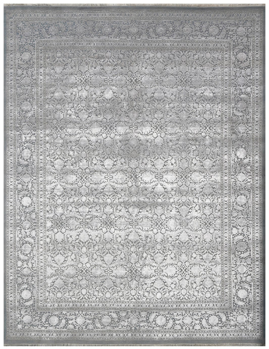 Luxury hand knotted carpet made from Wool & Botanical Silk