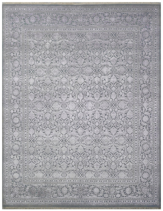 Luxury hand knotted carpet made from Wool & Botanical Silk