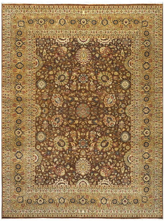Luxury hand knotted carpet made from 100% Wool