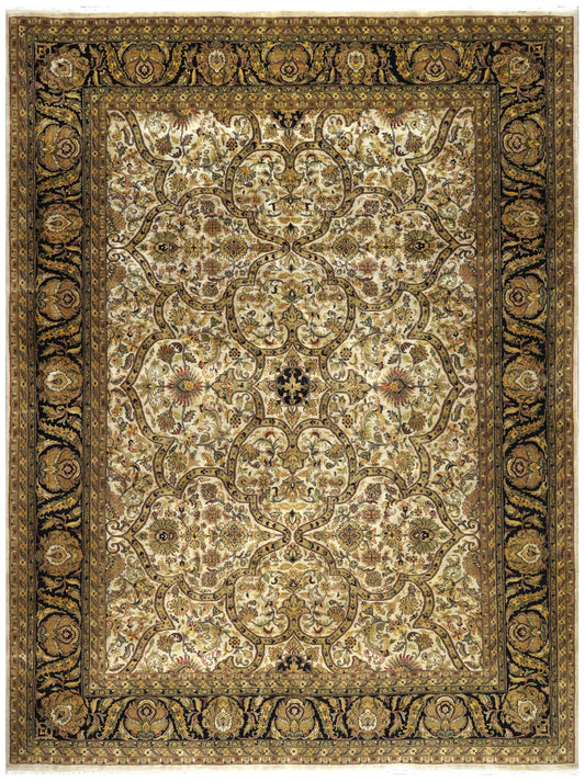 Luxury hand knotted carpet made from 100% Wool