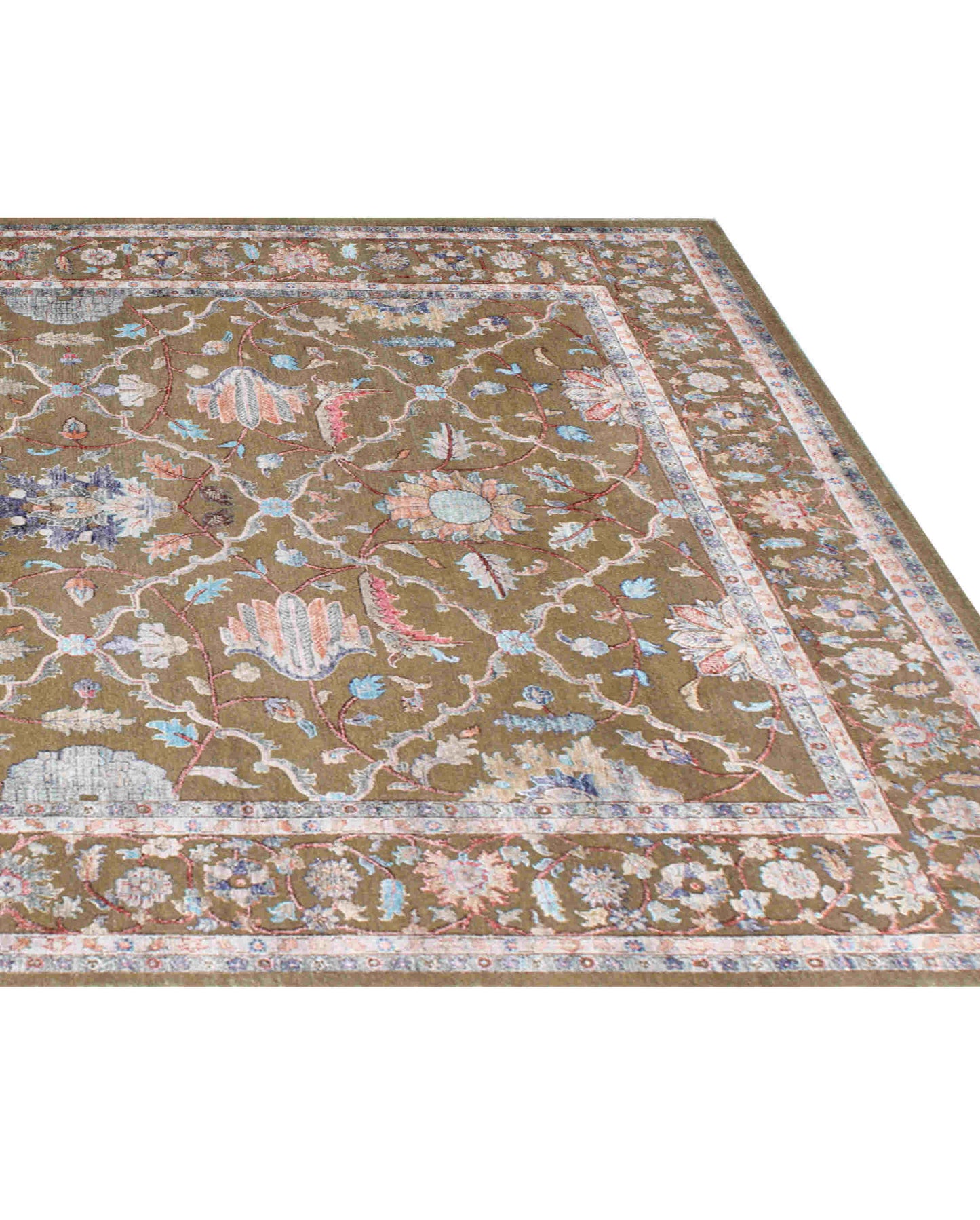 Luxury hand knotted carpet made from Wool & Bamboo Silk in assorted color and 9' x 12' size