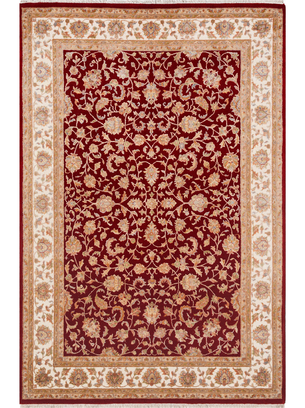 Luxury hand knotted carpet made from Wool & Bamboo Silk