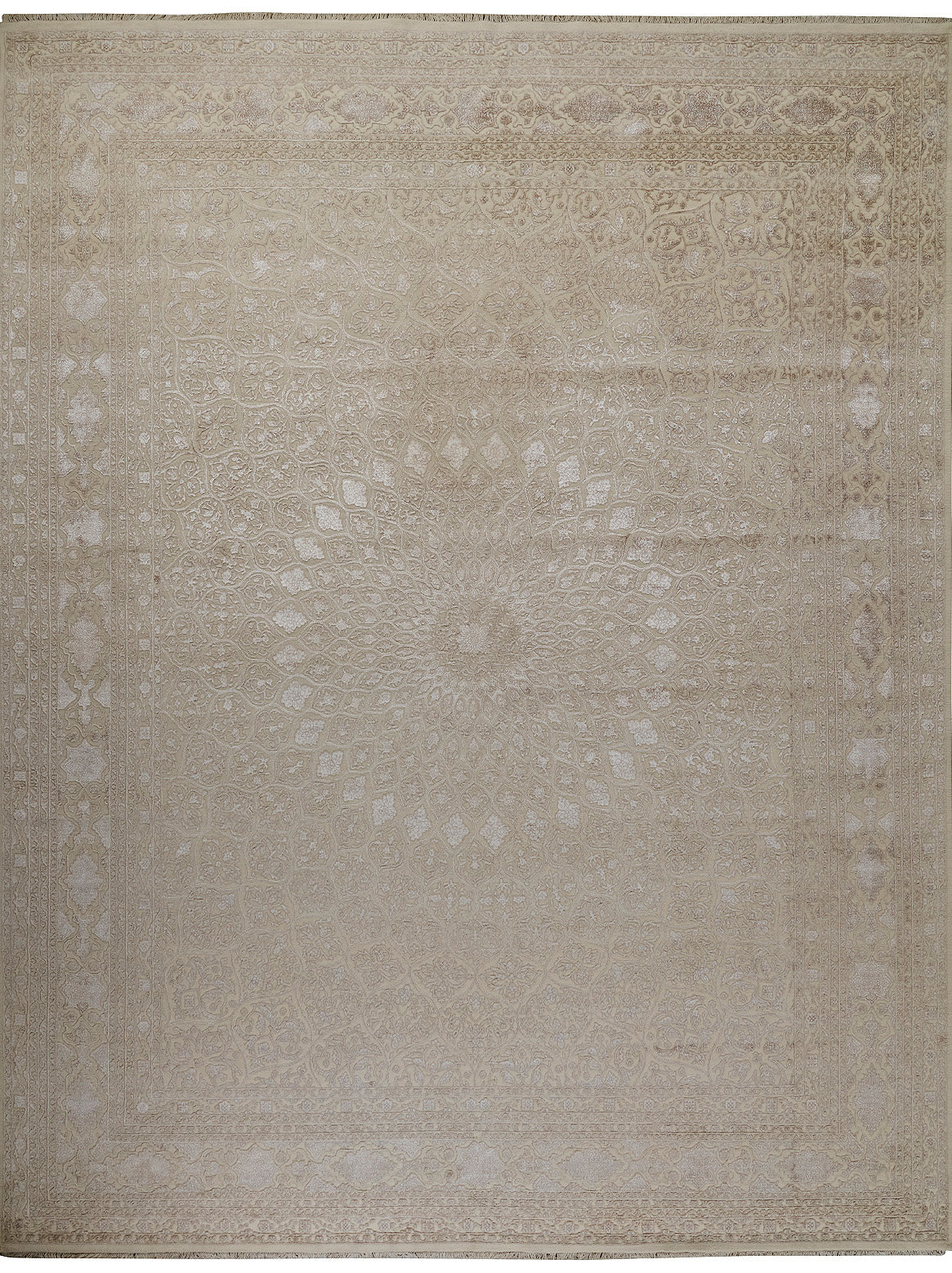 Luxury hand knotted carpet made from 100% Wool