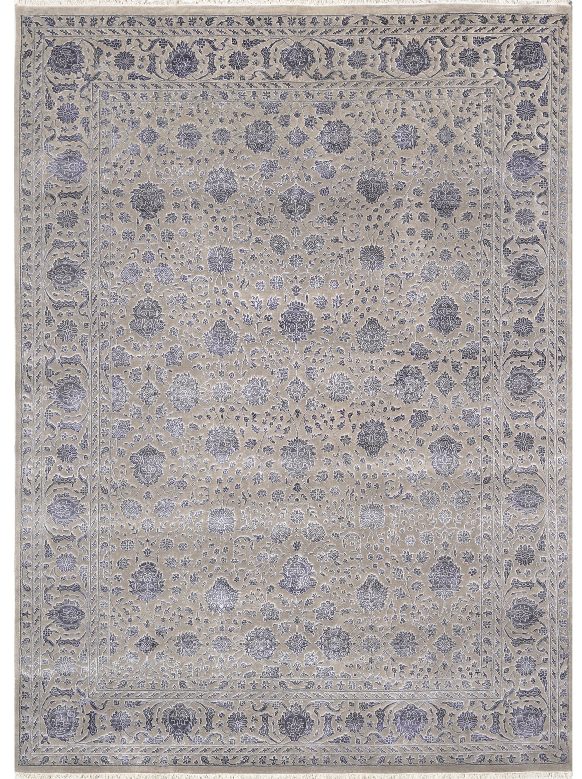 Luxury hand knotted carpet made from 100% Wool