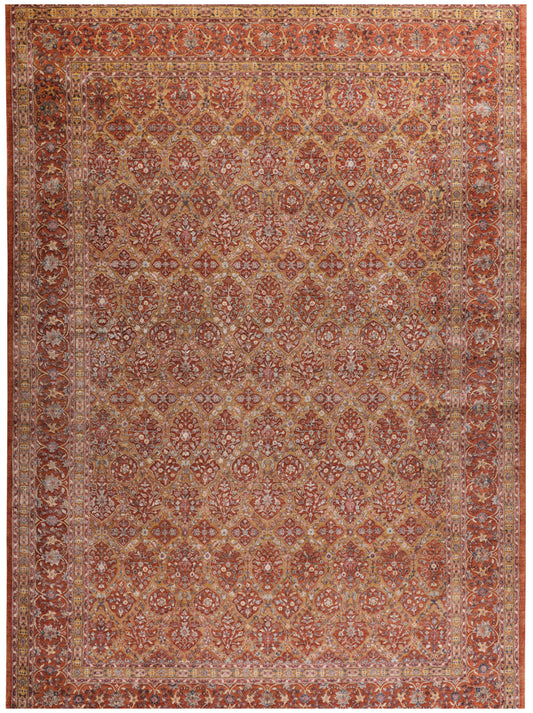 Luxury hand knotted carpet made from 100% Wool