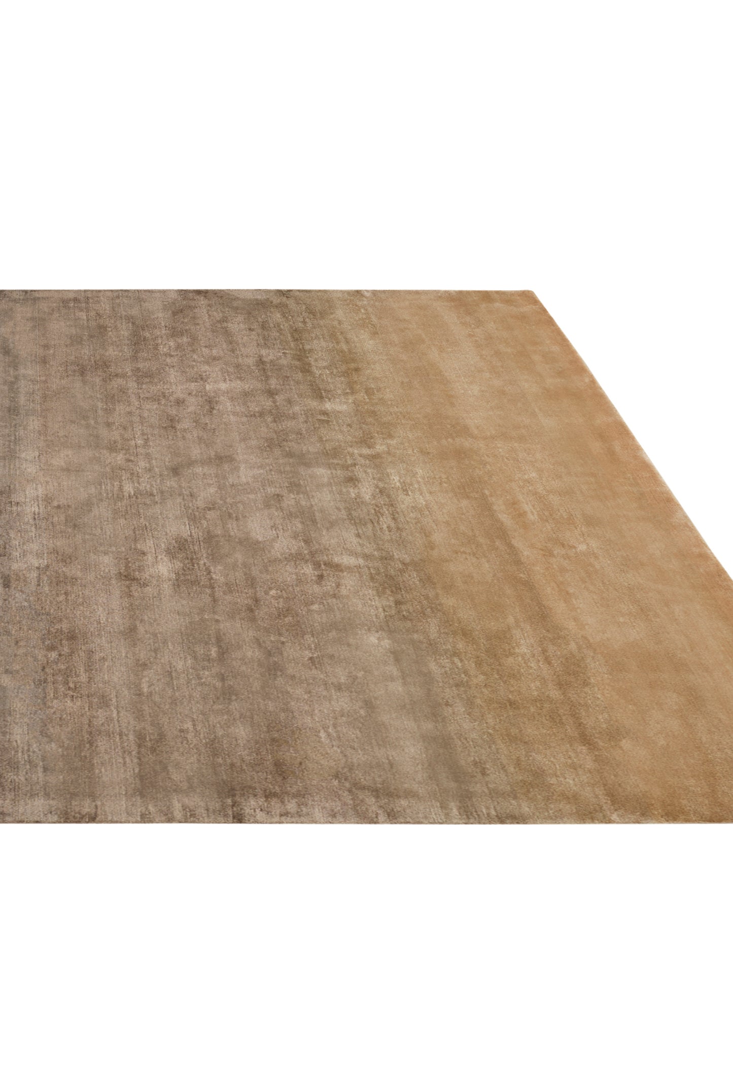 Luxury hand knotted carpet made from 100% Botanical Silk in beige blue color and 5'6" x 8' size