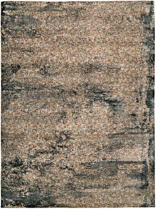 Luxury hand knotted carpet made from Wool & Bamboo Silk