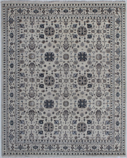 Luxury hand knotted carpet made from Wool & Bamboo Silk