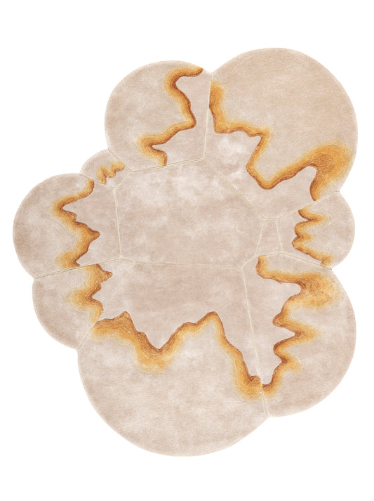 Luxury hand tufted carpet made from Botanical Silk