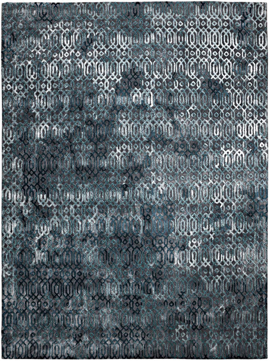 Luxury hand tufted carpet made from 100% Botanical Silk