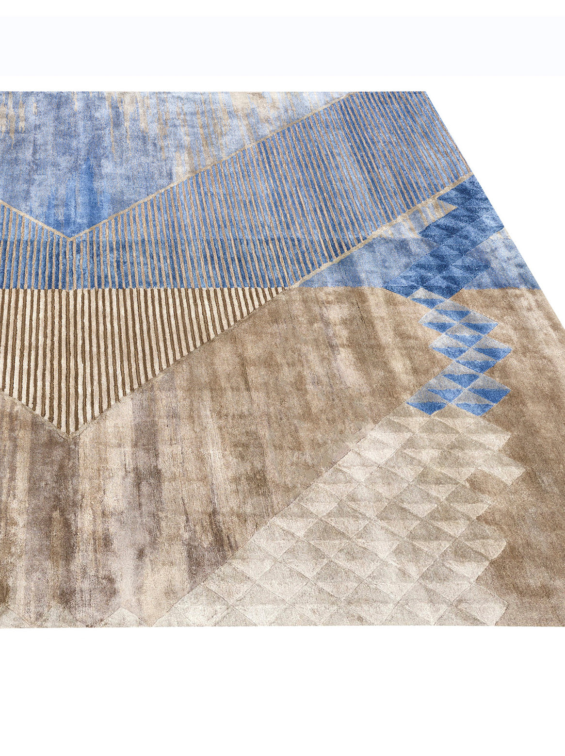 Product: Luxury Carpet | Color: Blue | Size: 3' x 5'