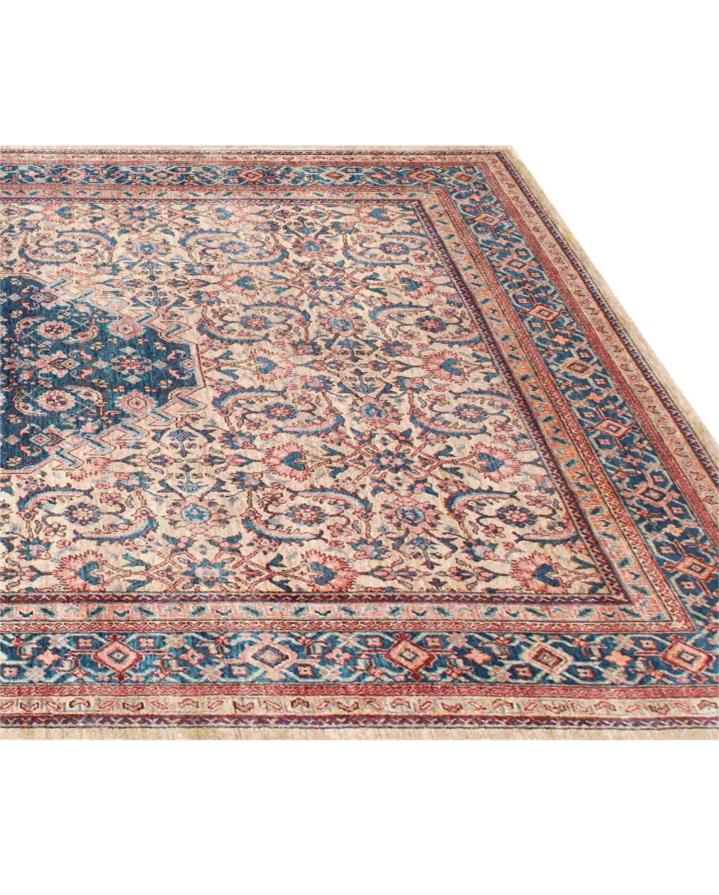 Luxury hand knotted carpet made from 100% Wool in assorted color and 6' x 9' size