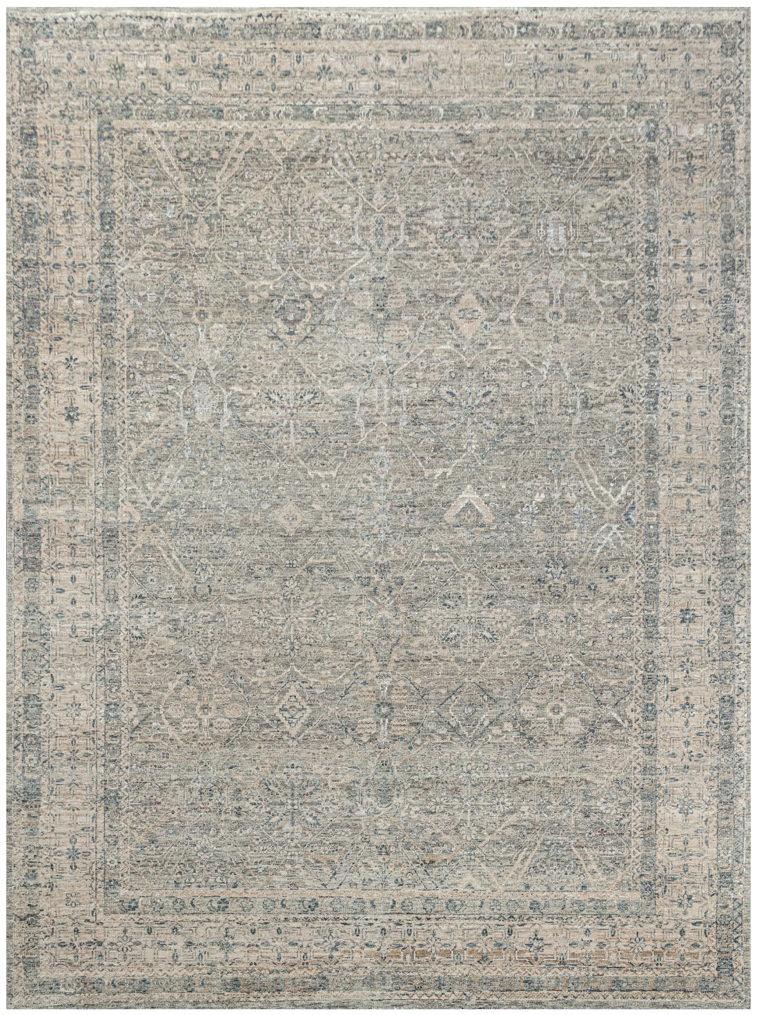 Luxury hand knotted carpet made from 100% Wool