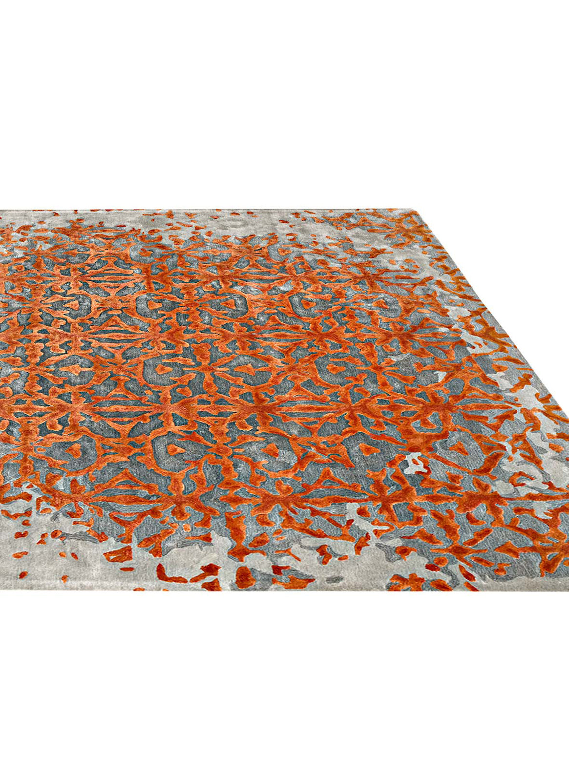 Product: Luxury Carpet | Color: Charcoal Rust | Size: 3' x 5'