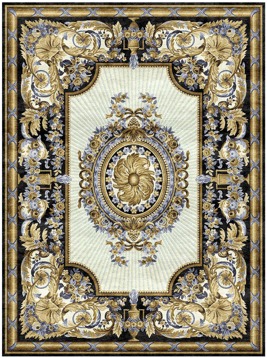 Luxury hand tufted carpet made from Wool & Botanical Silk