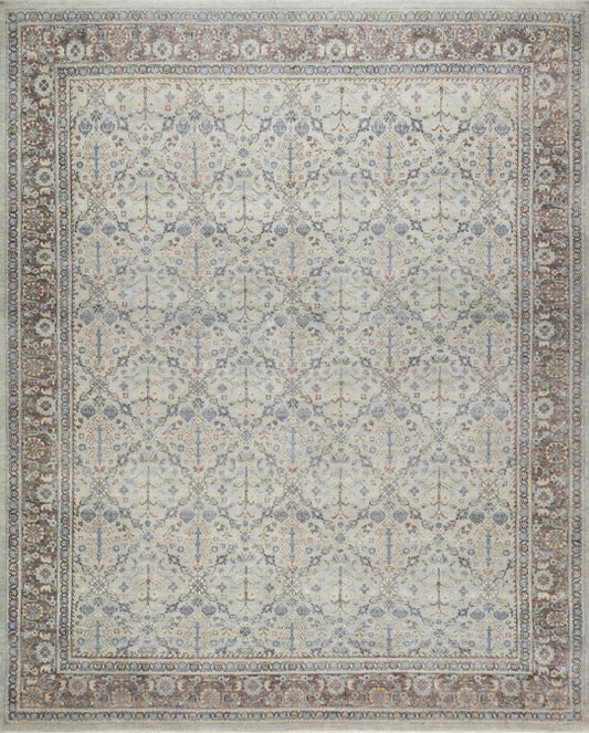 Luxury hand knotted carpet made from 100% Wool