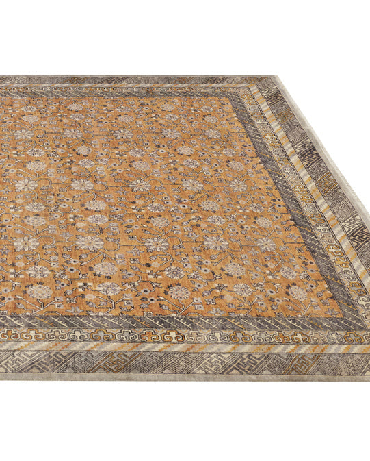 Luxury hand knotted carpet made from 100% Wool in assorted color and 5'6" x 8' size