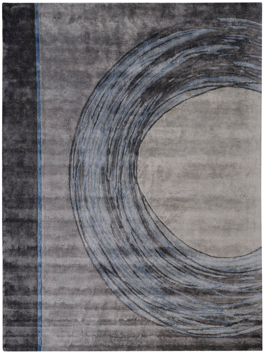 Luxury hand tufted carpet made from 100% Botanical Silk