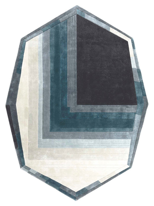 Luxury hand tufted carpet made from 100% Botanical Silk