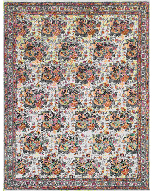 Luxury hand knotted carpet made from Wool & Bamboo Silk