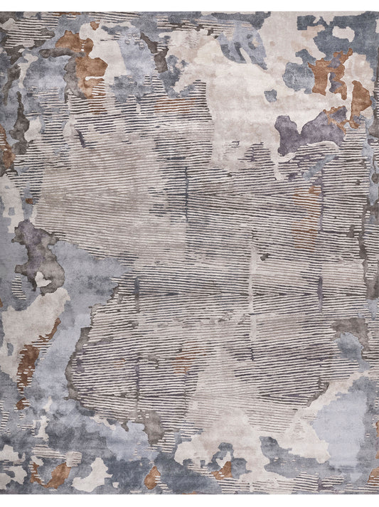 Luxury hand tufted carpet made from 100% Bamboo Silk