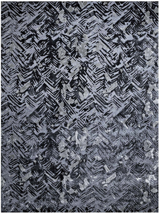 Luxury hand tufted carpet made from 100% Botanical Silk