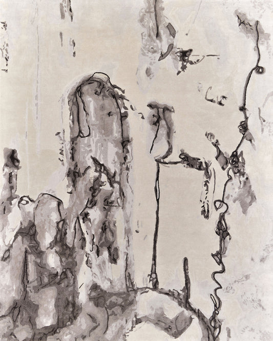 Luxury hand tufted carpet made from New Zealand Wool and Mulberry Silk