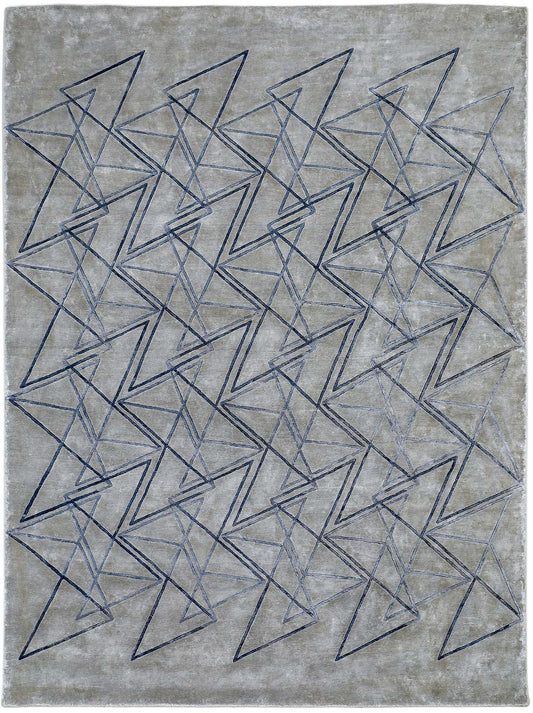 Luxury hand knotted carpet made from Botanical Silk