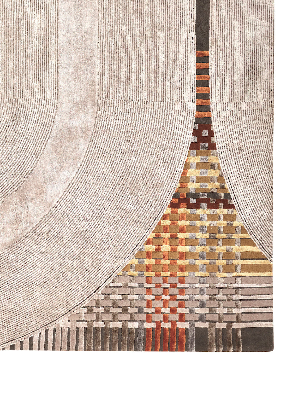 Product: Luxury Carpet | Color: Rust | Size: 5'6" x 8'