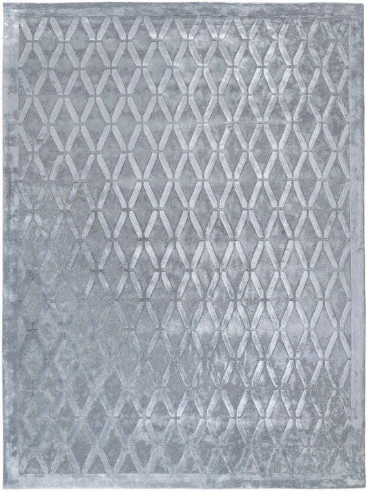 Luxury hand tufted carpet made from 100% Bamboo Silk