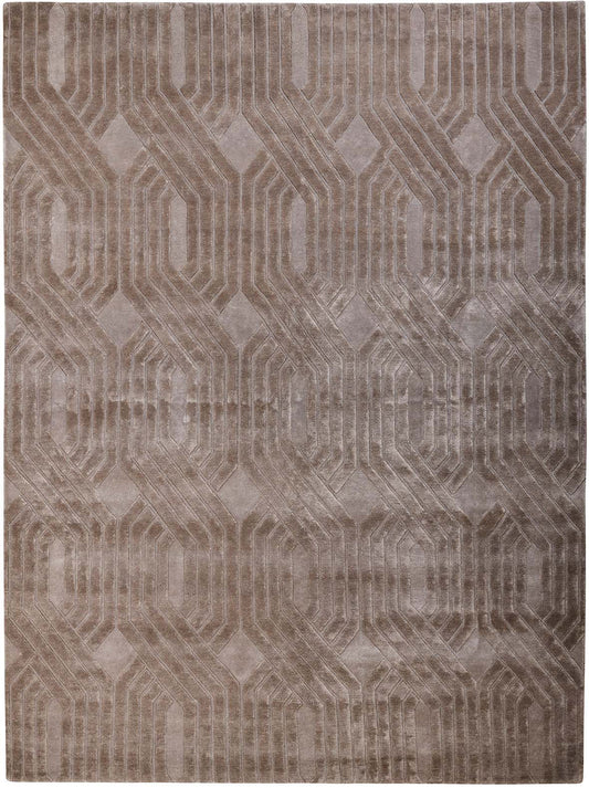 Luxury hand knotted carpet made from Botanical Silk