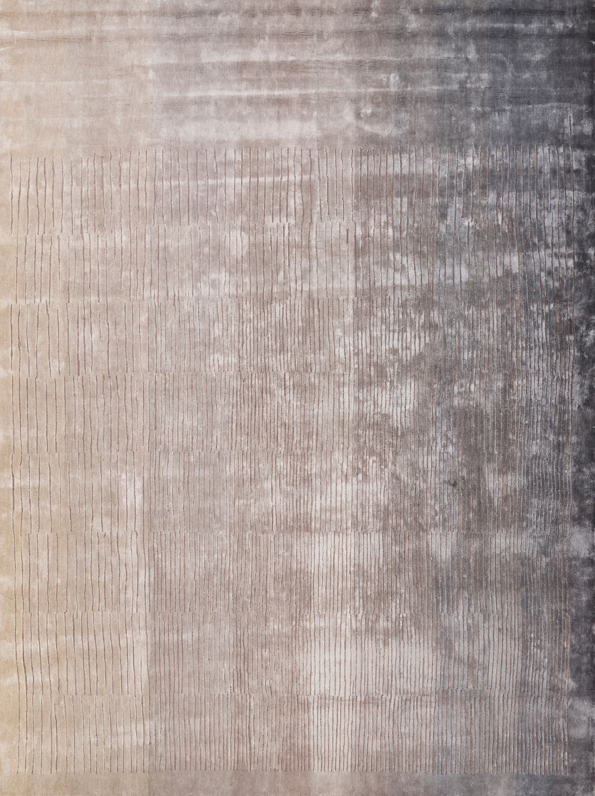 Luxury hand knotted carpet made from 100% Botanical Silk