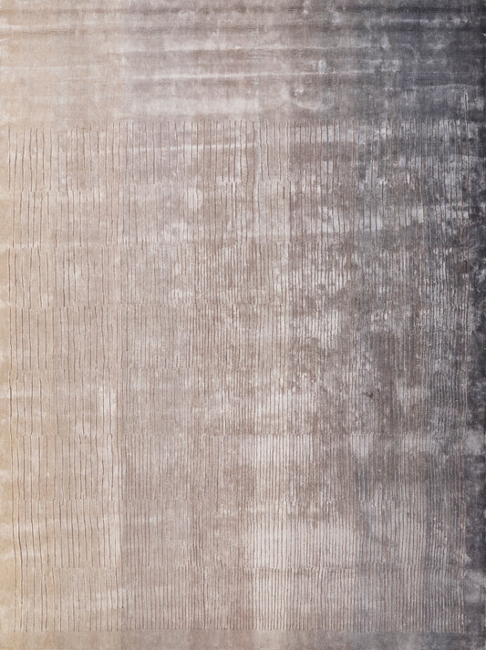 Luxury hand knotted carpet made from 100% Botanical Silk