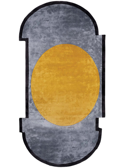 Luxury hand tufted carpet made from 100% Botanical Silk